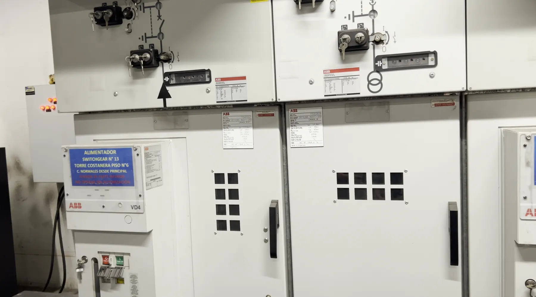 Critical infrastructure switchgear in commercial building