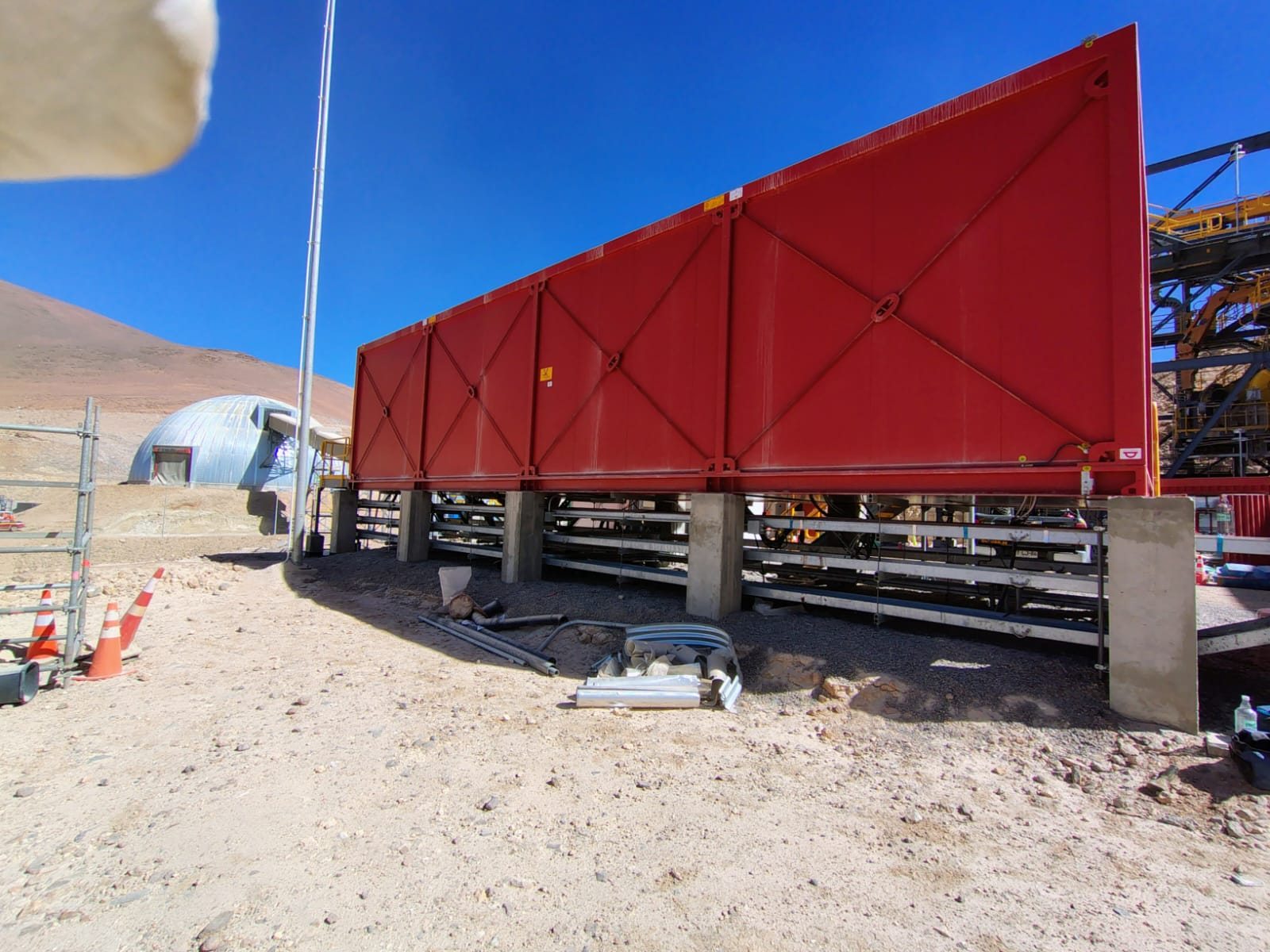 Registro de puesta a tierra en Minera Gold Fields Salares Norte