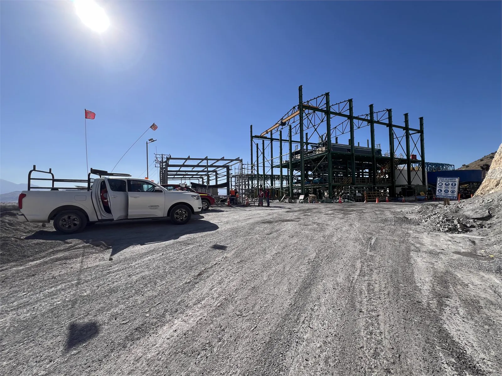 URF Polpaico Plant infrastructure during start-up